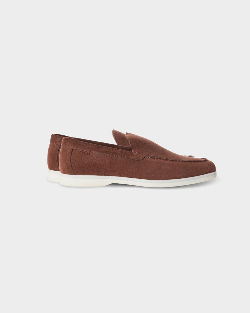 MONACO - BRUIN SUÈDE YACHT LOAFERS