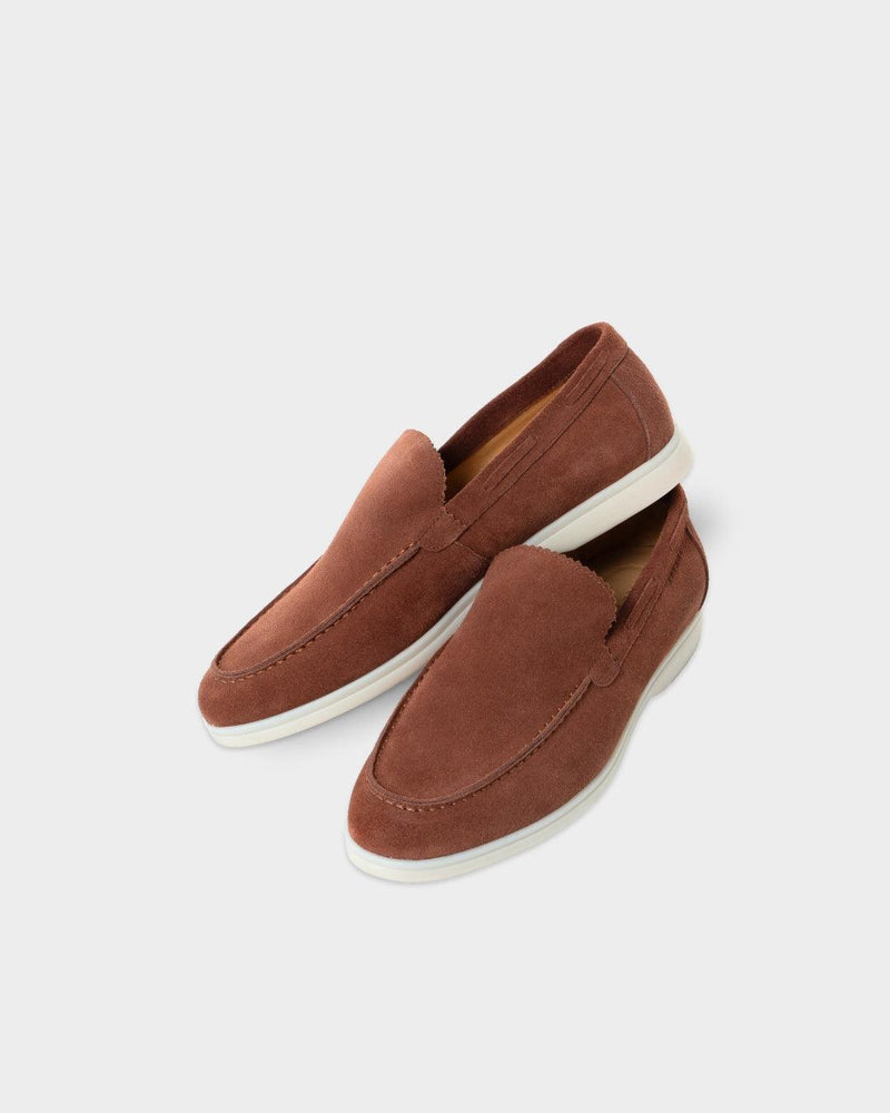 MONACO - BRUIN SUÈDE YACHT LOAFERS