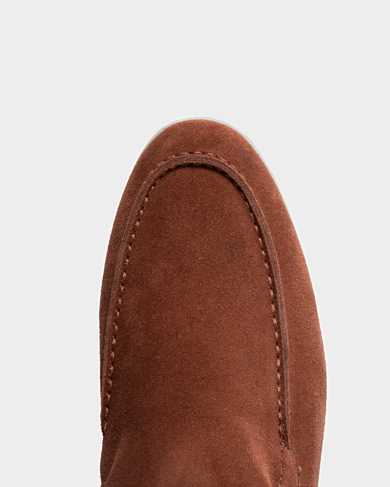 MONACO - BRUIN SUÈDE YACHT LOAFERS