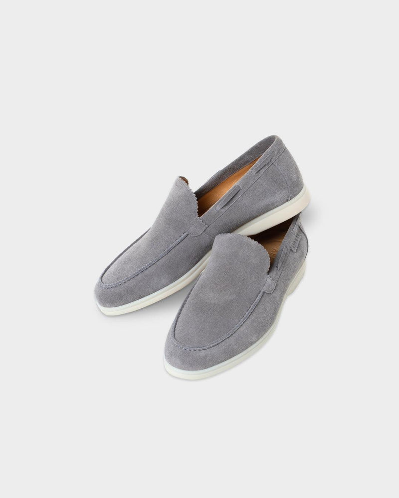 MONACO - GRIJS SUÈDE YACHT LOAFERS