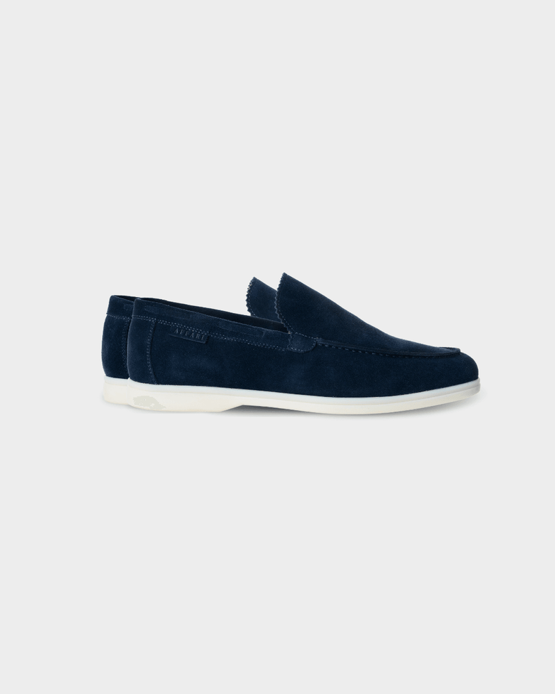 MONACO - ZEEBLAUW SUÈDE YACHT LOAFERS